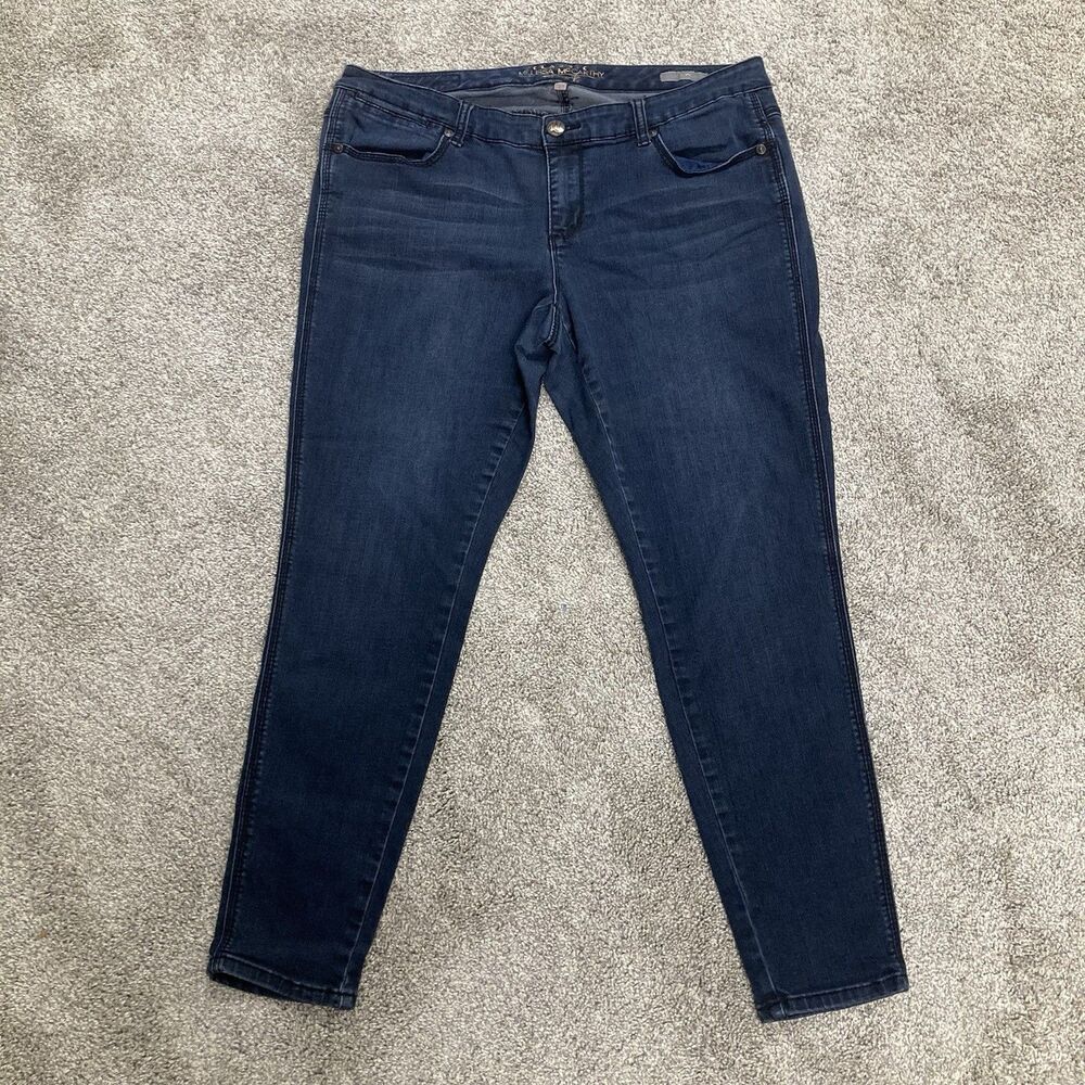 Melissa McCarthy Seven7 Jeans Women’s Size 18W Dark Wash Skinny Jeans